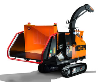 FORST TR8  8 inch TRACKED WOOD CHIPPER