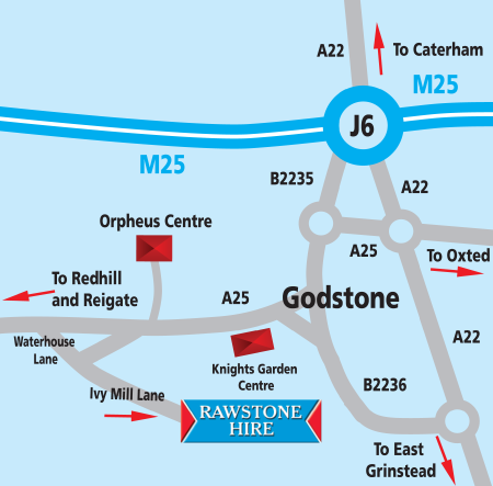 Godstone map